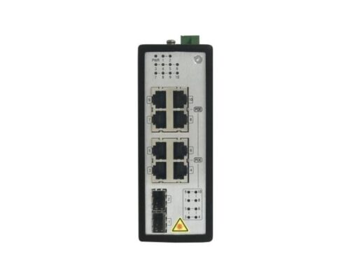Hikvision DS-3T0510P – 8 portos ipari Gbit PoE switch (240 W)