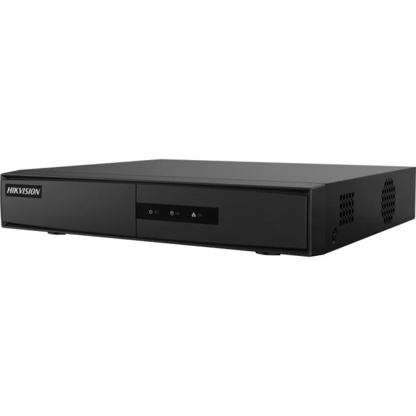 Hikvision 4 csatornás NVR, 1 HDD-s, Rögzítő POE porttal, 40Mbps hálózati kapacitás
