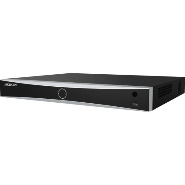 DS-7608NXI-I2_8P_S-0.jpg Hikvision 8 csatornás NVR, 2 HDD-s, Rögzítő POE porttal, 80Mbps hálózati kapacitás