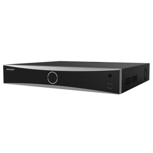 Hikvision NVR, 32 csatornás, HDD: 4, AcuSense, 256 Mbps