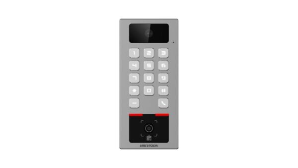 Hikvision Önálló beléptető terminál, Mifare kártyaolvasóval, QR kód olvasóval, billentyűzettel és kamerával
