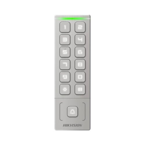 DS-K1T809MX.jpg Hikvision Önálló beléptető terminál, Mifare kártyaolvasó, billentyűzet