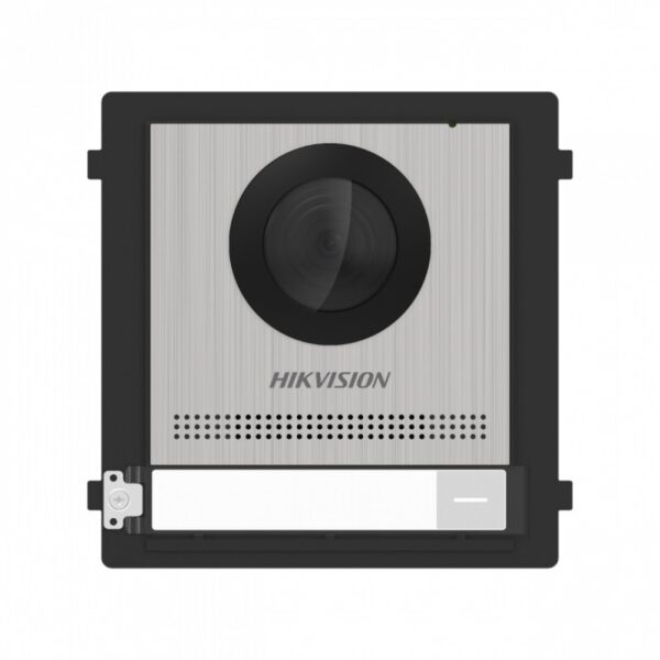 Hikvision Moduláris IP video-kaputelefon, kültéri főegység, 2 vezetékes, rozsdamentes acél