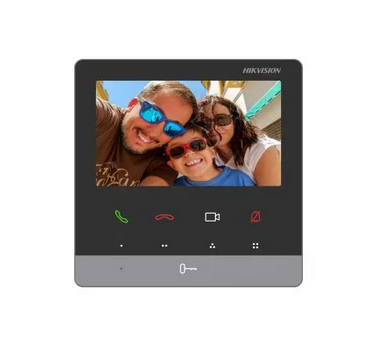 DS-KH6100-E1.png Hikvision IP video-kaputelefon beltéri egység, 4,3 LCD kijelző