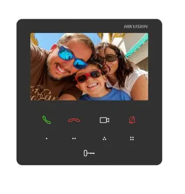 DS-KH6110-WE11.png Hikvision IP video-kaputelefon beltéri egység, 4,3 LCD kijelző, Wifi
