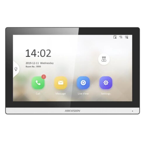 DS-KH6350-TE1.jpg Hikvision IP video-kaputelefon beltéri egység, 7 LCD kijelző