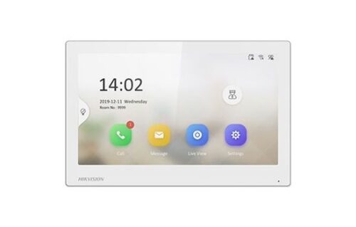 Hikvision IP video-kaputelefon beltéri egység, 7 LCD kijelző, Wifi, fehér