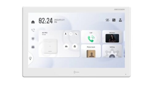 DS-KH9510-WTE128B29.jpg Hikvision Android IP video-kaputelefon beltéri egység, 10 LCD kijelző, WiFi