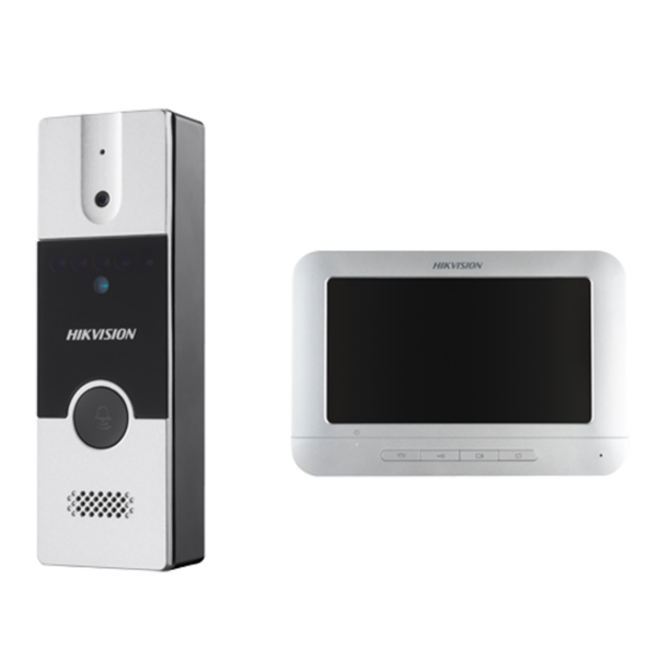 DS-KIS202T.png Hikvision Analóg video-kaputelefon szett; 4 vezetékes
