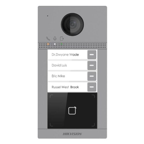Hikvision DS-KV8413-WME1 (C) – Négylakásos IP video-kaputelefon kültéri egység
