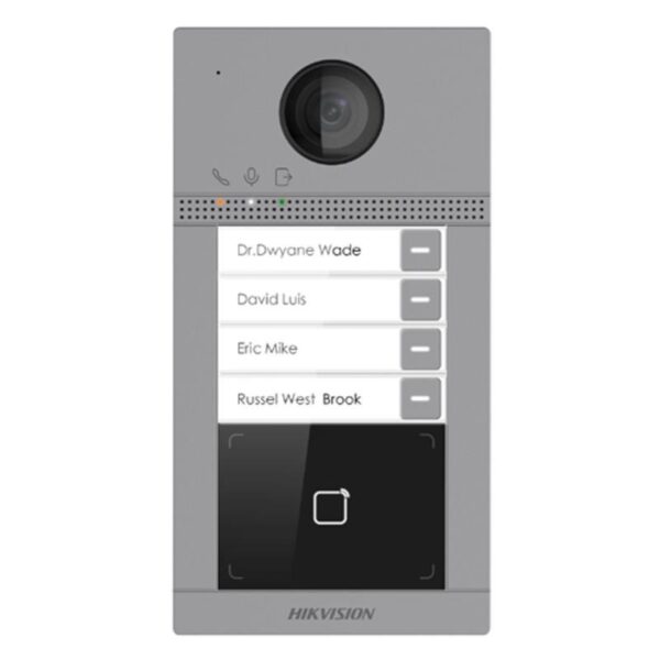 Hikvision DS-KV8413-WME1 (C) – Négylakásos IP video-kaputelefon kültéri egység