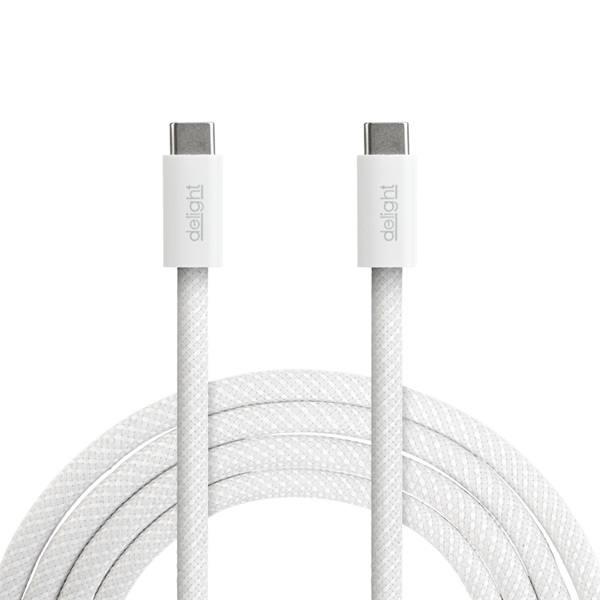 Delight_kabel_-_Type-C_-_Type-C_toltokabel_-_adatkabel_5_A_-_240_W_1m_feher-i494335.jpg Delight kábel - Type-C - Type-C töltőkábel - adatkábel 5 A - 240 W, 1m, fehér