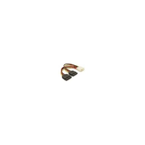 Delock_60102_Cable_Power_SATA_HDD_2x_4pin_male-i16448.jpg Delock Átalakító Kábel - 60102 (2 x SATA HDD > Molex 4 tűs (apa))