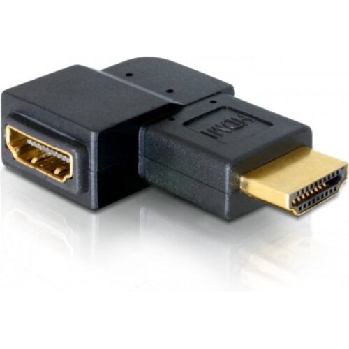 Delock_65076_HDMI_MF_adapter_atalakito_90jobb_fekete-i170546.jpg Delock 65076 HDMI M/F adapter, átalakító 90°jobb fekete