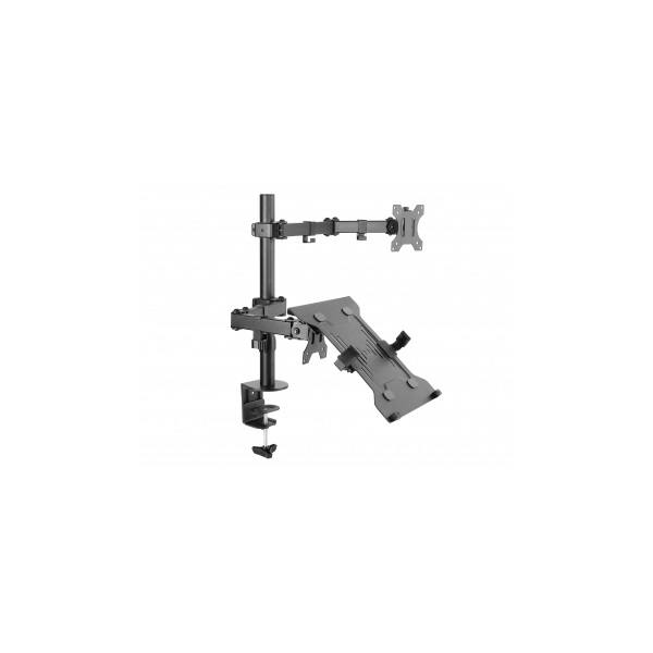 Equip_650119_MonitorLaptop_tarto_konzol_13-32_2_monitor_dontheto_forgathato_allithato_magassag_Max_8kg_fekete-i216971.jpg Equip Monitor/Laptop konzol - 650119 (13"-32", 2 monitor, dönthető, forgatható, állítható magasság, Max.: 2x8kg, fekete)