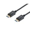 Equip Kábel - 119271 (DisplayPort2.1 kábel, 4K/144Hz, apa/apa, fekete, 1m)