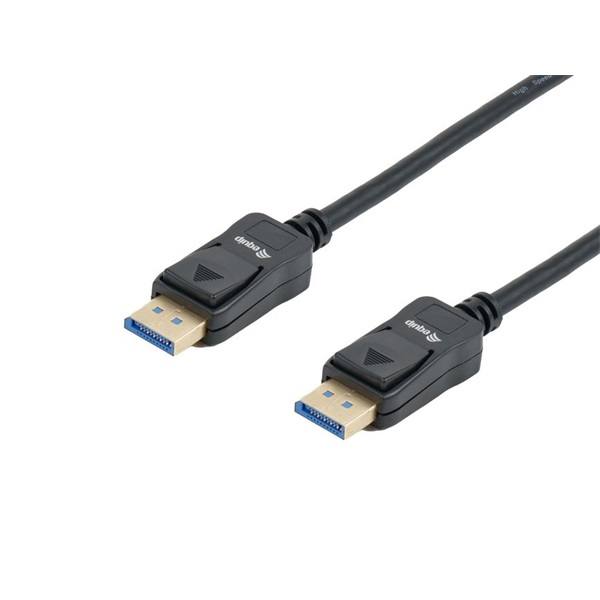 Equip Kábel - 119271 (DisplayPort2.1 kábel, 4K/144Hz, apa/apa, fekete, 1m)