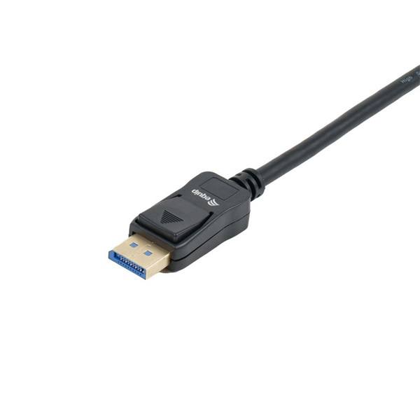 Equip Kábel - 119273 (DisplayPort2.1 kábel, 4K/144Hz, apa/apa, fekete, 3m)