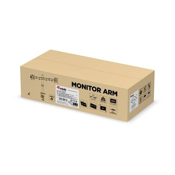 Equip_Monitor_Asztali_konzol_-_650157_13-27_2_monitor_dontheto_forgathato_allithato_magassag_Max2x9kg_fekete-i394024.jpg Equip Monitor Asztali konzol - 650157 (13"-32", 2 monitor, dönthető, forgatható, állítható magasság, Max.:2x9kg, fekete)