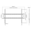 Equip TV Fali konzol - 650338 (60"-120", Max.: 120kg, fekete)