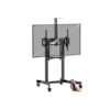 Equip TV állvány - 650633 (55"-100" álló, dönthető, állítható magasság, gurulós, motoros, Max.:120kg, fekete)