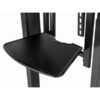 Equip TV állvány - 650633 (55"-100" álló, dönthető, állítható magasság, gurulós, motoros, Max.:120kg, fekete)
