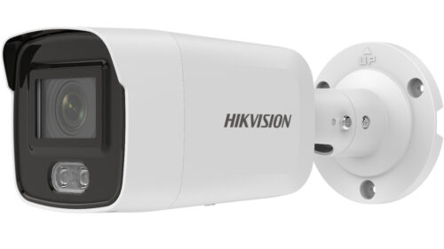 Hikvision IP, Csőkamera, 2 MP, Fix objektív, 2.8mmColorVu, Fehér LED