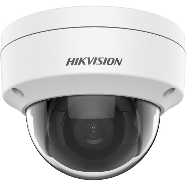 Hikvision IP, Dómkamera, 4 MP, Fix objektív, 2.8mm, EXIR 30m, IR, Hang/riasztás I/O