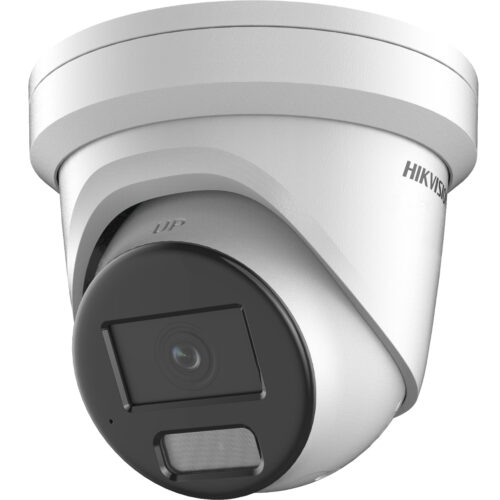 HIKVISION-DS-2CD2327G2-LU.jpg Hikvision IP, Turret kamera, 2 MP, Fix objektív, 4mmColorVu, Fehér LED, Beépített mikrofon,