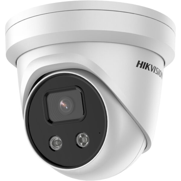 Hikvision IP, Turret kamera, 4 MP, Fix objektív, 2.8mm, EXIR 30m, IR, Beépített mikrofon