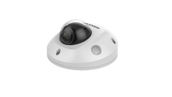 HIKVISION-DS-2CD2543G2-IWS.jpg Hikvision IP, Mini dómkamera, 4 MP, Fix objektív, 2.8mm, EXIR 30m, IR, Hang/riasztás I/O, Wi-Fi antennával,