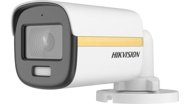 Hikvision Analóg HD, Csőkamera, 2 MP, Fix objektív, 3.6mm, ColorVu, 4 in 1, mikrofon, 20m Fehér LED