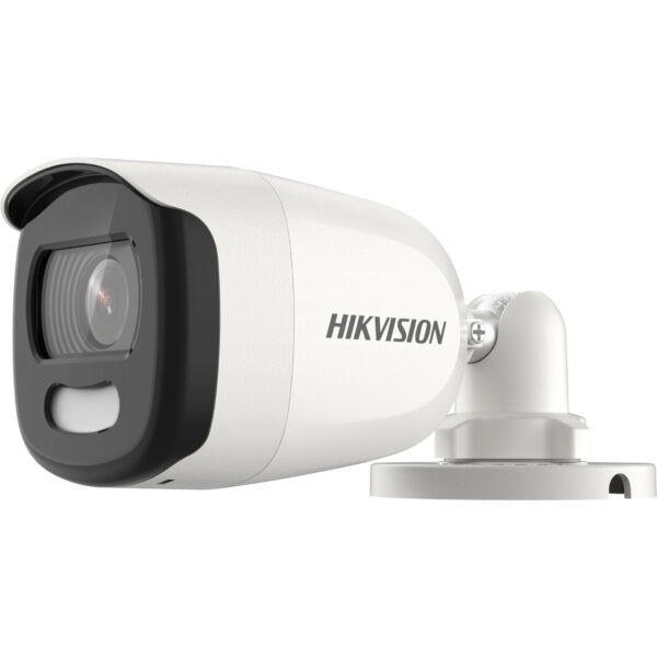 HIKVISION-DS-2CE10HFT-F.jpg Hikvision Analóg HD, Csőkamera, 5 MP, Fix objektív, 3.6mm, ColorVu, 4 in 1, 20m Fehér LED
