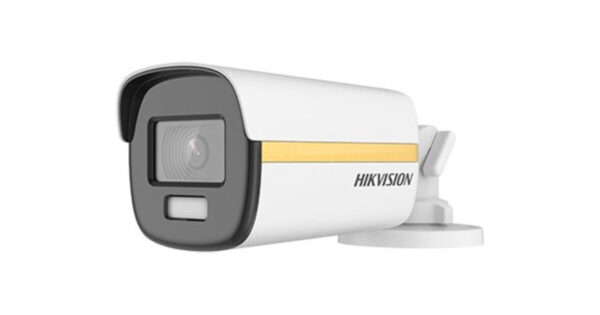 Hikvision Analóg HD, Csőkamera, 2 MP, Fix objektív, 2.8mm, ColorVu, 4 in 1, mikrofon, 40m Fehér LED