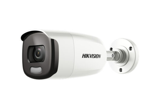 Hikvision Analóg HD, Csőkamera, 2 MP, Fix objektív, 2.8mm, ColorVu, 4 in 1, 20m Fehér LED