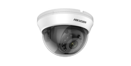 Hikvision Analóg HD, Dómkamera, 5 MP, Fix objektív, 2.8mm, Value, fém házas, 4 in 1, EXIR 20m