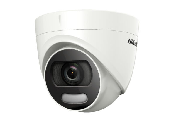 HIKVISION-DS-2CE72DFT-F28.jpg Hikvision Analóg HD, Turret kamera, 2 MP, Fix objektív, 2.8mm, ColorVu, 4 in 1, 20m Fehér LED