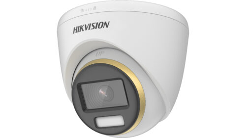 Hikvision Analóg HD, Turret kamera, 8 MP, Fix objektív, 2.8mm, ColorVu, PoC, 20m Fehér LED
