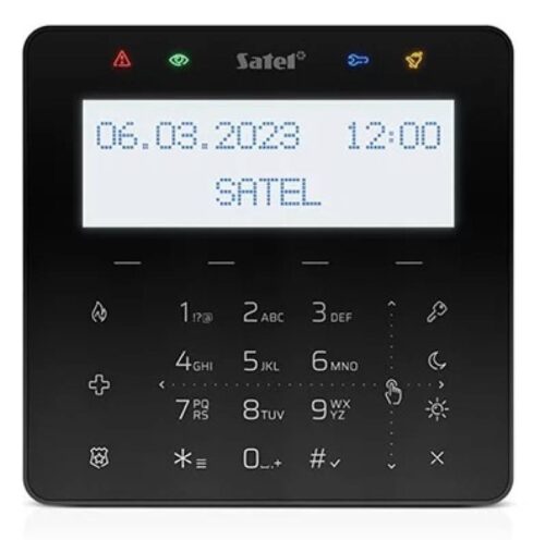 Satel INT-KSG2R-B – Érintőgombos kezelő
