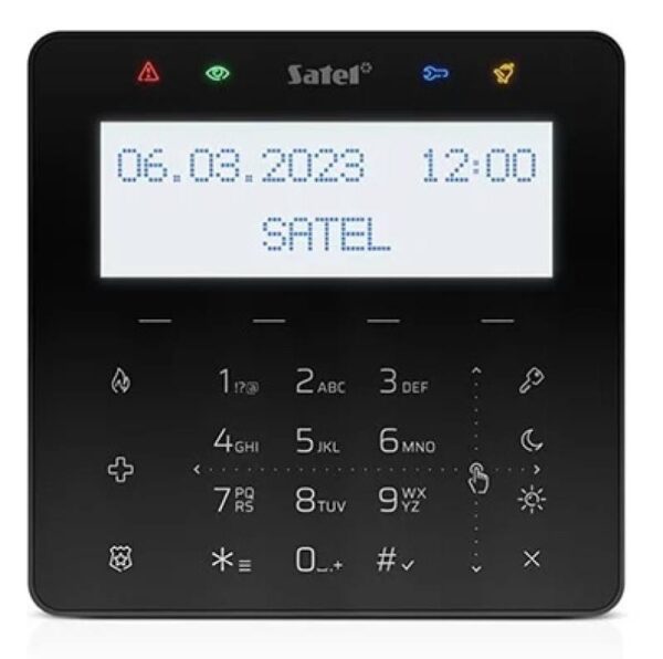 Satel INT-KSG2R-B – Érintőgombos kezelő