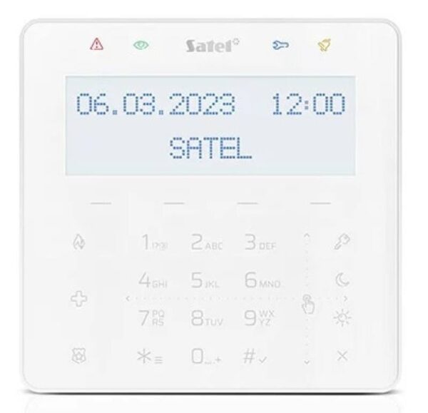 Satel INT-KSG2R-W – Érintőgombos kezelő