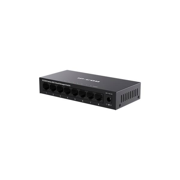 IP-COM Switch Menedzselhető - G2208D (8x1Gbps; 16Gbps)