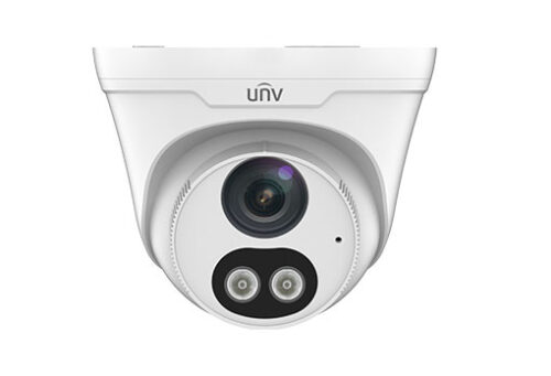 Uniview IP Turret kamera, 2MP, Objektív: 4.0mm, Fix, IR és Fehér LED távolság: 30m. Easy Star