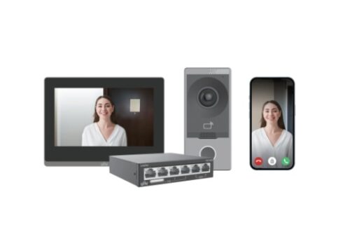 Uniview Videó kaputelefon szett, PoE Switchel