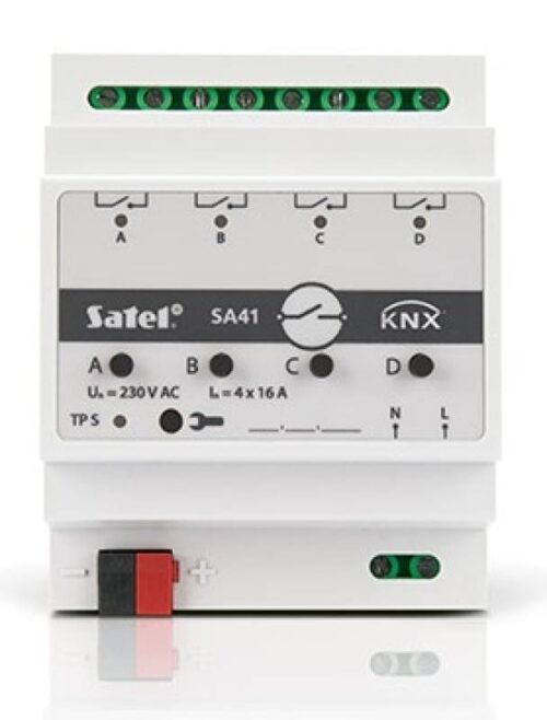 Satel KNX-SA 41 – Univerzális kapcsoló KNX automatizálási rendszerhez