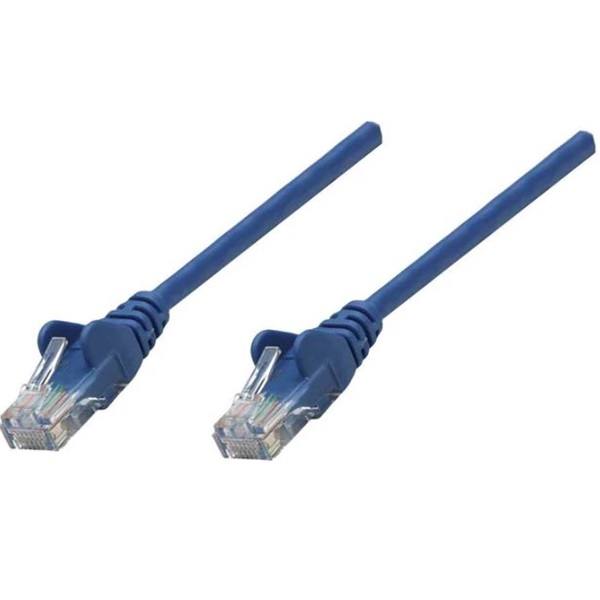 Manhattan Kábel - U/UTP Patch (RJ45 to RJ45, Cat6, 1m, Kék)