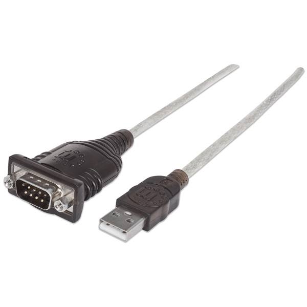 Manhattan Kábel átalakító - USB-ről Soros portra átalakító, 1.8 cm