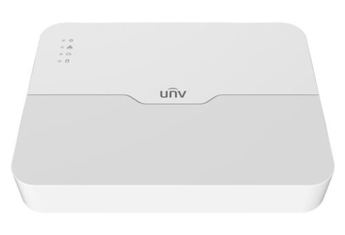 Uniview 8 csatornás, 1 HDD-s, IP Rögzítő, 1U kialakítás, 8 POE csatlakozóval rendelkezik