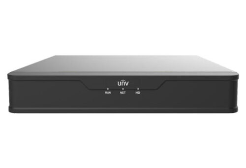 Uniview 4 csatornás, 1 HDD-s, IP Rögzítő, 1U kialakítás,