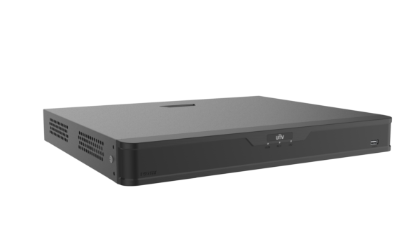 NVR302-09B-IQ.png Uniview 9 csatornás, 2 HDD-s, IP Rögzítő, 1U kialakítás,